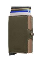 Secrid Twinwallet Compact Wallet - Saffiano Olive