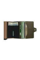 Secrid Twinwallet Compact Wallet - Saffiano Olive