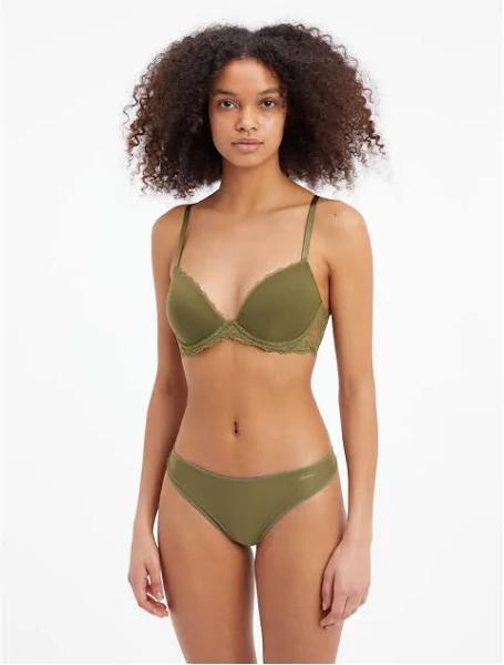 Seductive Comfort Lotus Floral Lift Demi Bra Multi 14 DD