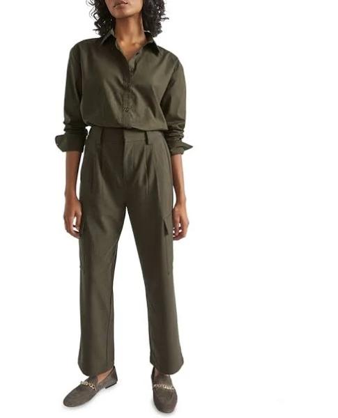 Seed Heritage Casual Cargo Pant in Green 12