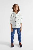 Seed Heritage Core Denim Jogger in Mid Wash Blue 6