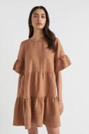 Seed Heritage Core Linen Mini Dress Brown 04