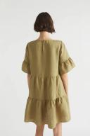 Seed Heritage Core Linen Mini Dress Brown 06