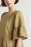 Seed Heritage Core Linen Mini Dress Brown 14