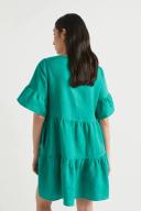 Seed Heritage Core Linen Mini Dress Green 06
