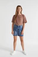 Seed Heritage Core Logo Tee in Brown Chocolate 16