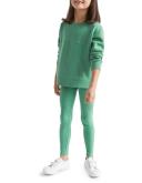 Seed Heritage Core Rib Legging in Green 3