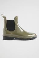 Seed Heritage Emily Jelly Ankle Boot in Fern Green 39
