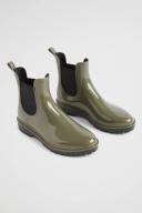 Seed Heritage Emily Jelly Ankle Boot in Fern Green 39