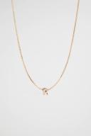 Seed Heritage Initial 'R' Necklace in Gold