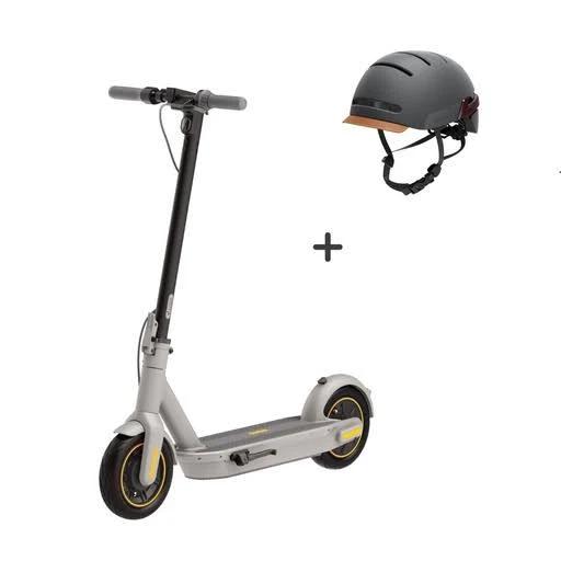 Segway Ninebot Kickscooter Max Gen 2 G30L + Livall Scooter Helmet Graphite Black BH51MPN