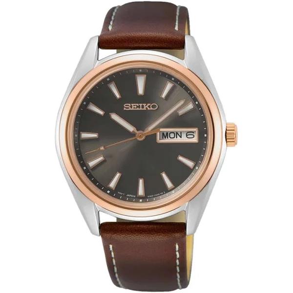 Seiko SUR452P Brown Leather 36mm