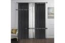 Selina Pinch Pleat Blockout Curtain Drapes Smoke W200cm D213cm