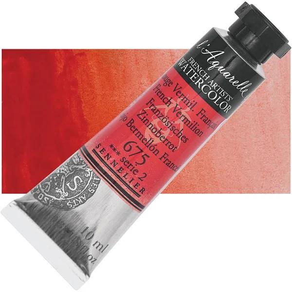 Sennelier Artist Watercolour Tube 10ml: French Vermilion S2