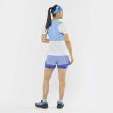 Sense Aero 2in1 Short Womens, Provence/Nautical Blue / XL
