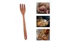 Set 2 Salad Stirrer Wooden Fork Portable Cooker Cooking Utensils