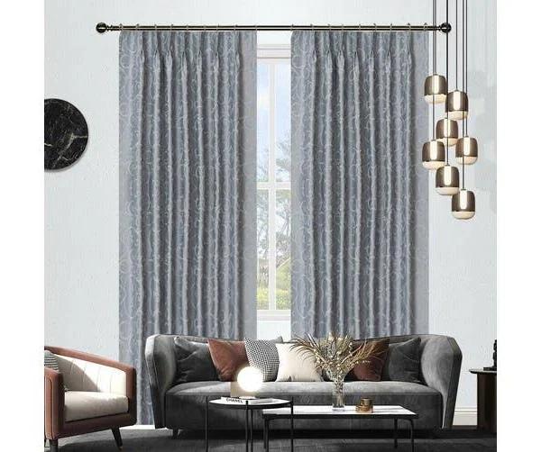 Seville Pinch Pleat Blockout Curtains Pair