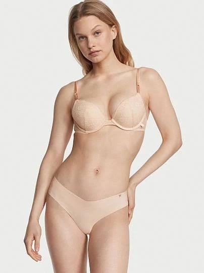 Sexy Tee Posey Lace Push-Up Bra , Beige, 34DD - Women's Bras - Victoria's Secret