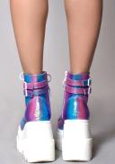SHAKER-52 - Purple Multi Iridescent Vegan Leather 6