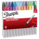 Sharpie - Permanent Marker - Fine - Assorted Colors - 24 Count