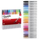 Sharpie - Permanent Marker - Fine - Assorted Colors - 24 Count