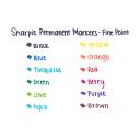 Sharpie Permanent Markers, Fine Point, Black 12-Count