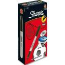Sharpie Permanent Markers, Fine Point, Black 12-Count