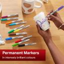 Sharpie Permanent Markers | Fine Point | Blue | 12 Count