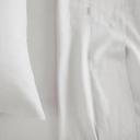 Sheridan Abbotson Linen Fitted Sheet in Rockmelon Size: Queen