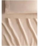 Sheridan Abbotson Linen Fitted Sheet in Rockmelon Size: Queen