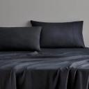 Sheridan Abbotson Linen Fitted Sheet in Rockmelon Size: Queen