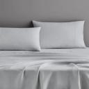 Sheridan Abbotson Linen Fitted Sheet in Rockmelon Size: Queen
