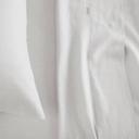 Sheridan Abbotson Linen Flat Sheet in Rockmelon Size: Queen