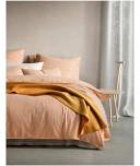 Sheridan Reilly Stripe Quilt Cover Set in Marmalade Orange Single