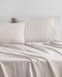 Sheridan Reilly Stripe Sheet Set in Dust Grey King Single Sheet Set