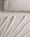 Sheridan Reilly Stripe Sheet Set in Dust Grey King Single Sheet Set