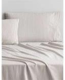 Sheridan Reilly Stripe Sheet Set in Dust Grey Single Sheet Set