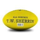 Sherrin AFL Match All Surface Football, Yellow, Size 3