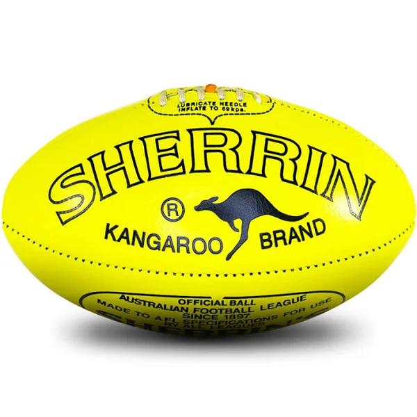 Sherrin KB Poly Football Yellow - Size 5