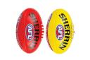 Sherrin Leather AFL Replica Training Football Yellow 2