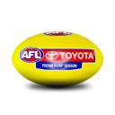 Sherrin Leather AFL Replica Training Football Yellow 2