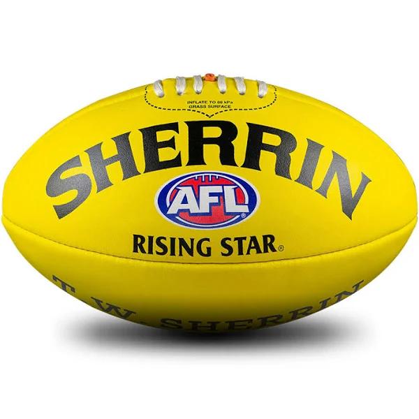 Sherrin Rising Star Australian Rules Leather Ball 3
