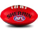 Sherrin Super Soft Touch Junior Australian Rules Ball Black / Red 8in
