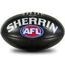 Sherrin Super Soft Touch Junior Australian Rules Ball Black / Red 8in