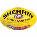 Sherrin Super Soft Touch Junior Australian Rules Ball Black / Red 8in