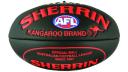 Sherrin Super Soft Touch Junior Australian Rules Ball Black / Red 8in