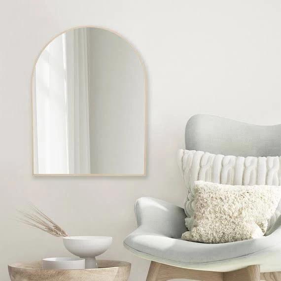 Shiloh Arch Wall Mirror Oak by Freedom