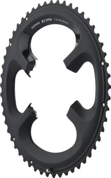 Shimano 105 5800-L 53T 110mm 11-Speed Chainring For 53/39T Black | Sports
