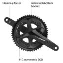 Shimano 105 FC-R7000 Crankset Black 175mm 50/34t