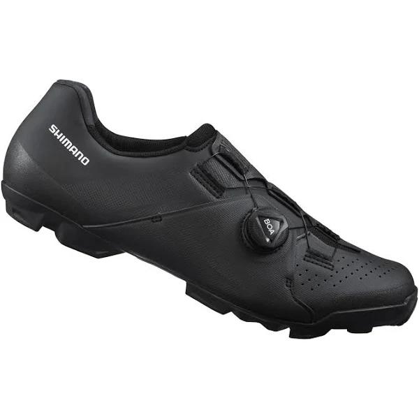 Shimano Mountain Bike/Gravel Shoes, SH-XC300, Black - 42 - Wide